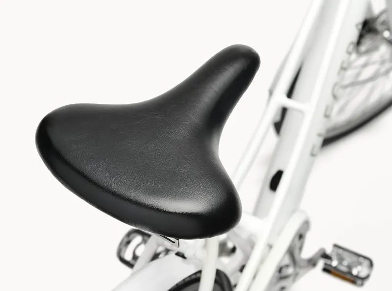 Electra Loft Go! 7D Step Thru Electric Hybrid Bike 2025 in Stardust White-2